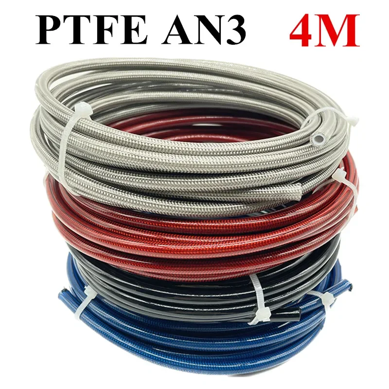 Ptfe Tape Thread - 4M AN3 오토바이용 브레이크 라인 호스,