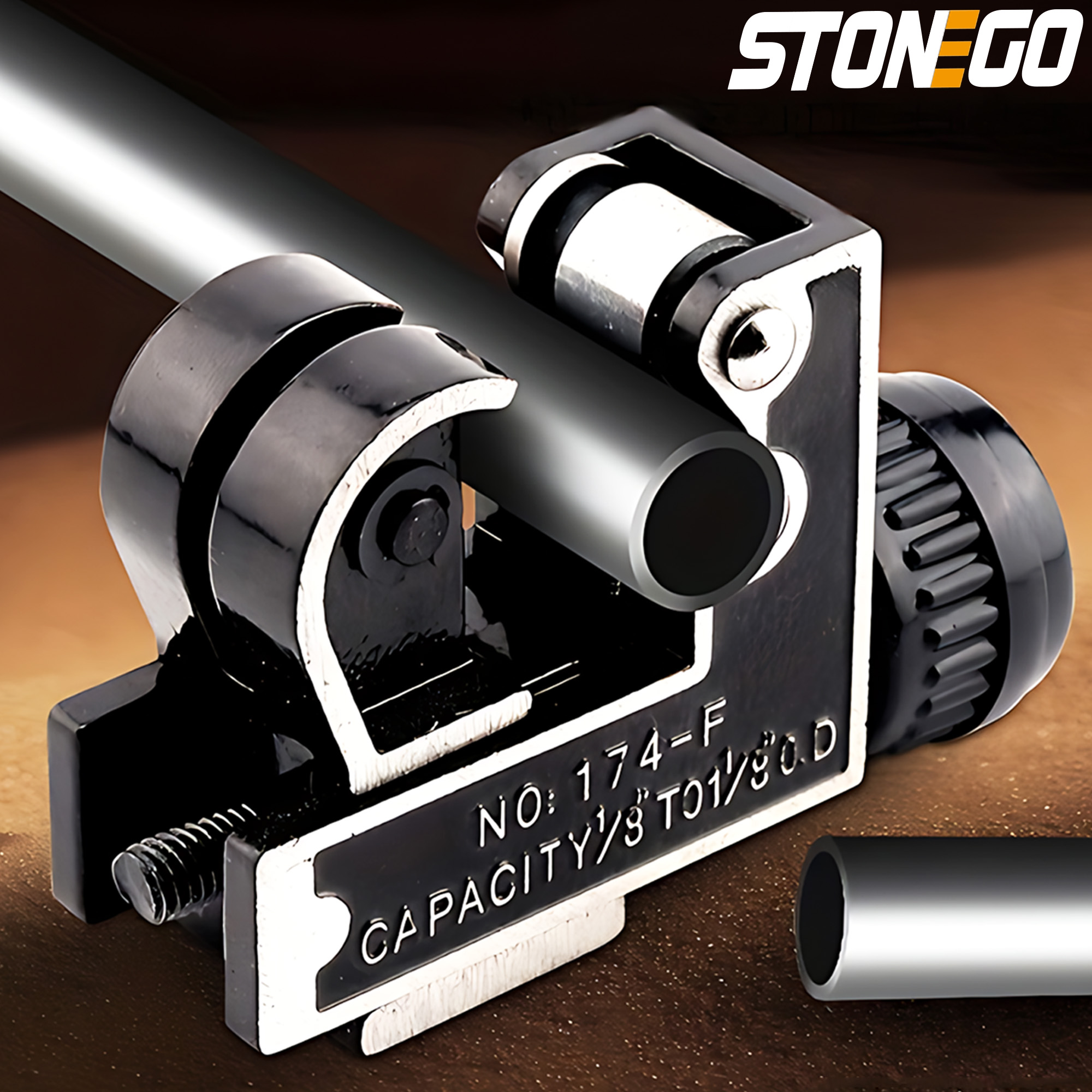 Pipe Cutter Ratchet - STONEGO 마이크로 수동 구리 튜브 커터