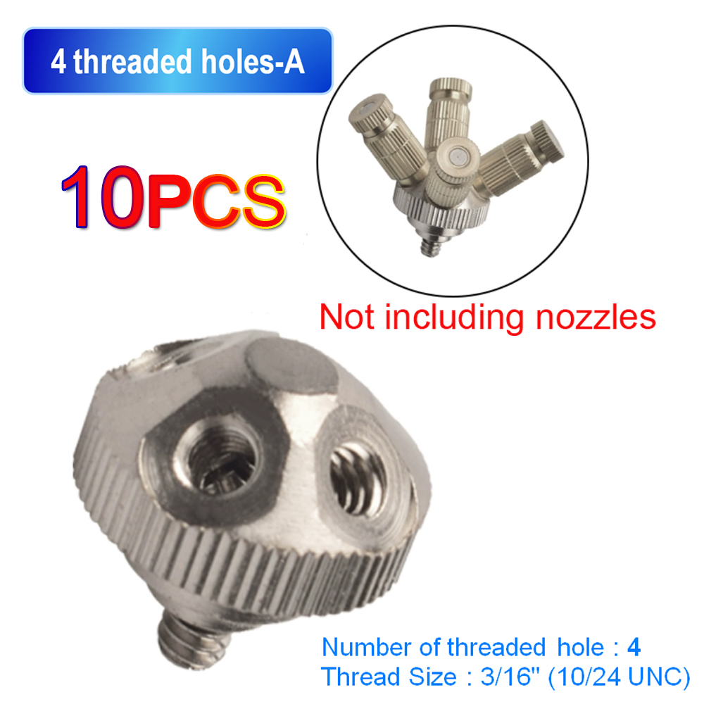 Compression Fitting Brass - 10Pcs 3/16 