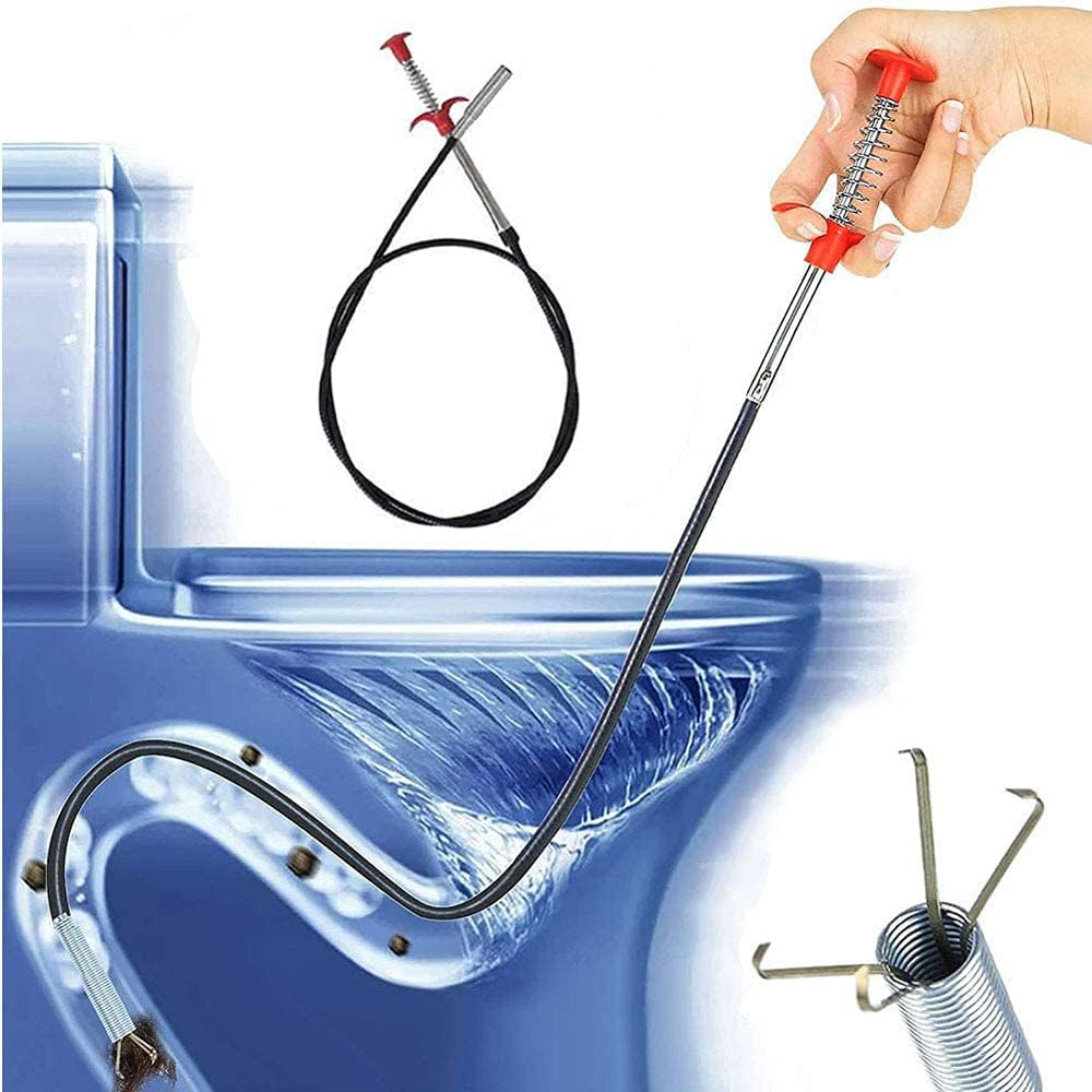 Pipe Freeze Spray - 57cm 하수관 Unblocker 뱀 스프링 파이프
