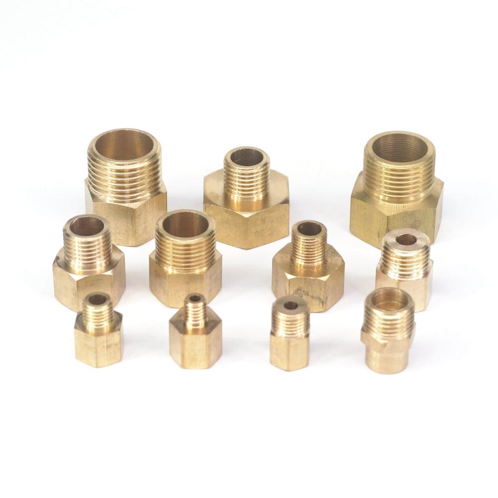 Compression Fitting Brass - LOT 2 감소 M10x1 암 -