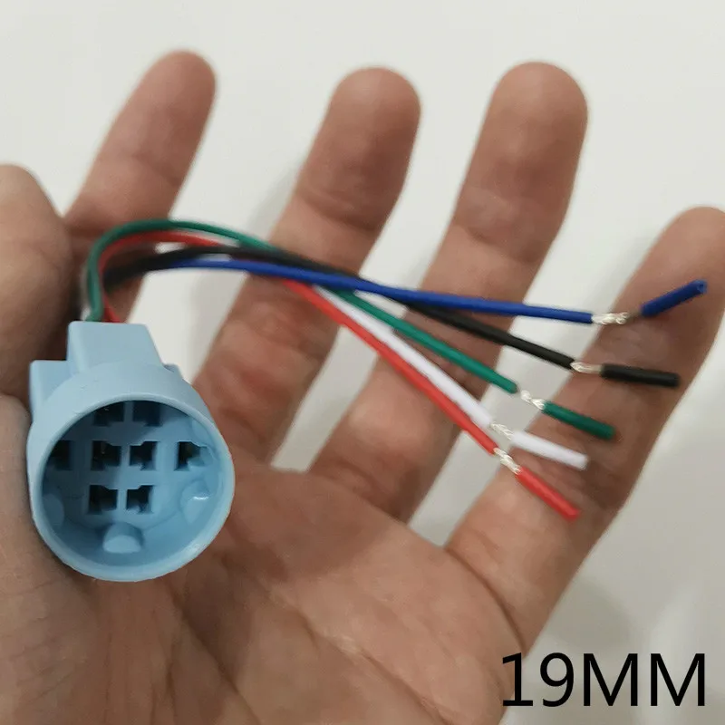 Push Fit Connector - 19mm 푸시 버튼 스위치 플랫 핀