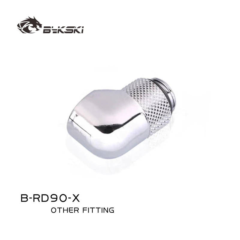 Compression Fitting Brass - BYKSKI G1/4'' 90도 회전 압축 피팅