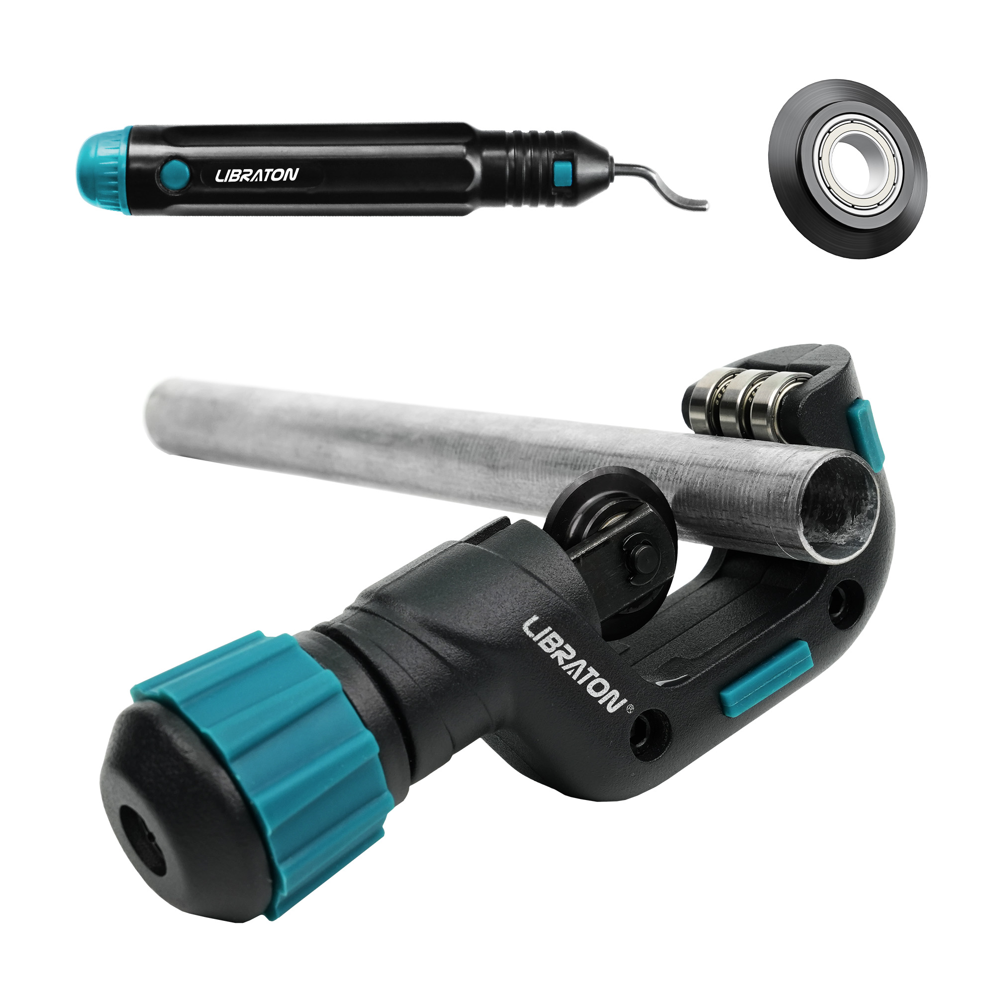 Pipe Cutter Ratchet - 블레이드와 튜브 커터가 포함된 LIBRATON 파이프