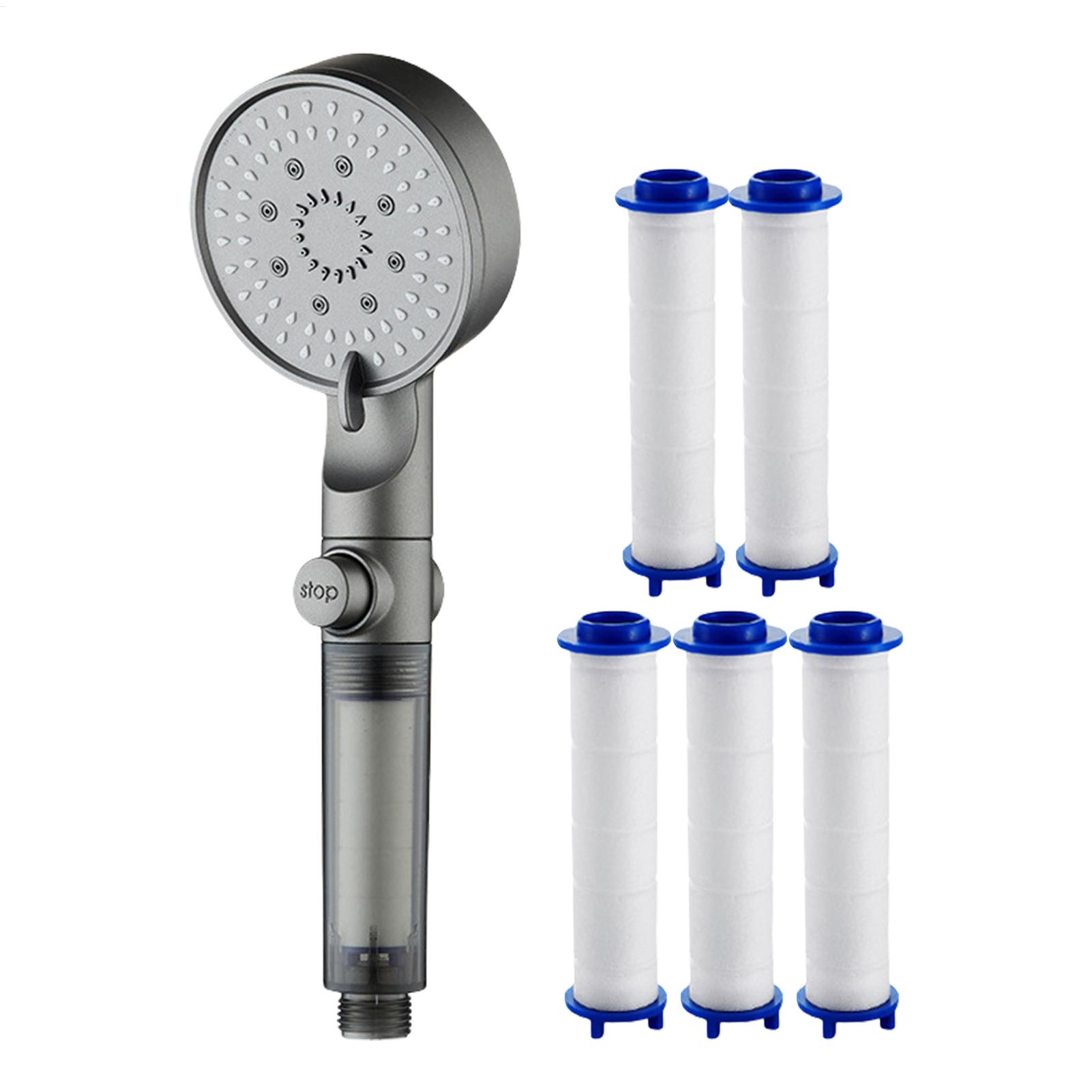 Silicone Tap Washer - 새로운 샤워헤드 5가지 모드 필터 샤워헤드