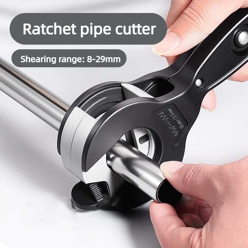 Pipe Cutter Ratchet - 8-29mm 금속 스테인레스 스틸 구리 알루미늄
