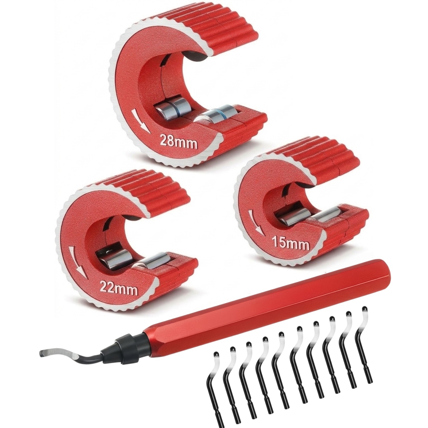 Pipe Cutter Ratchet - 구리 튜빙 커터 세트 3종 구리