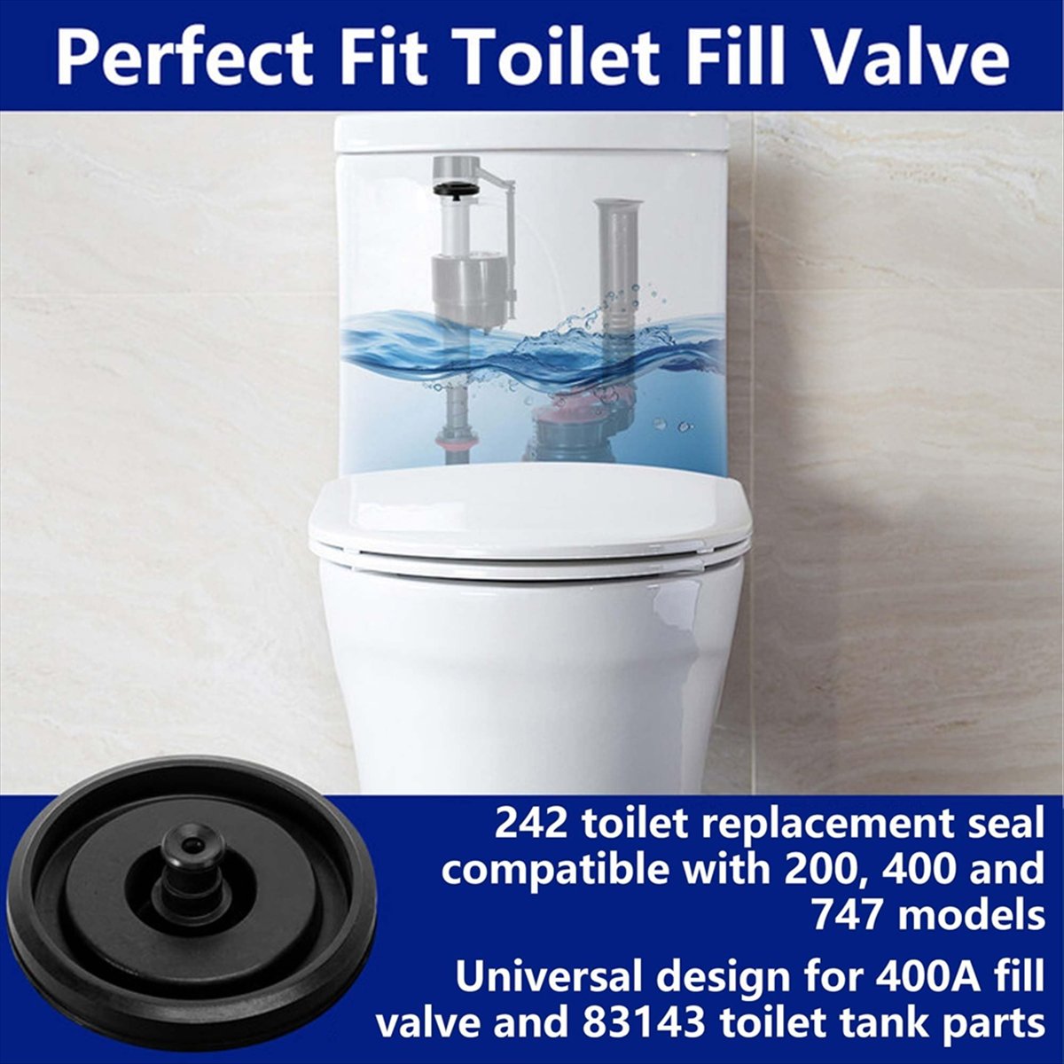 Toilet Fill Valve - ABNQ 8개 변기 필 밸브 씰-83143