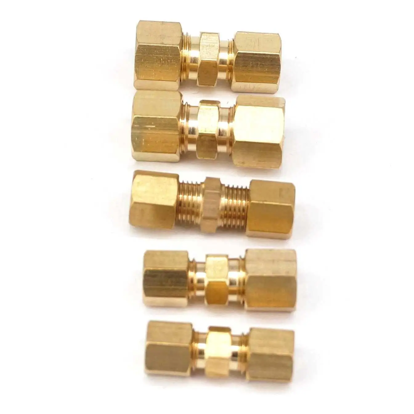 Compression Fitting Brass - 압축 피팅 튜브 O.D 1/8 