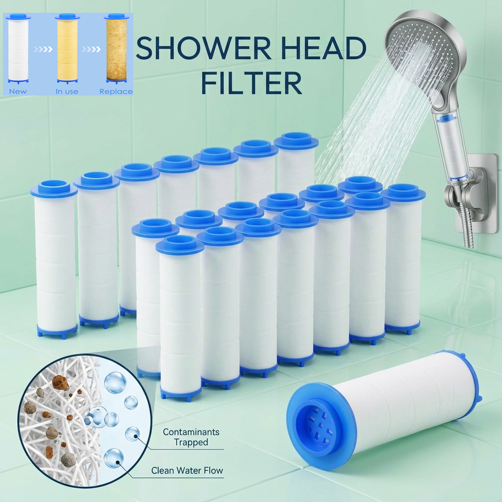 Shower Valve Cartridge - 20Pcs 교체용 샤워 필터 카트리지 샤워
