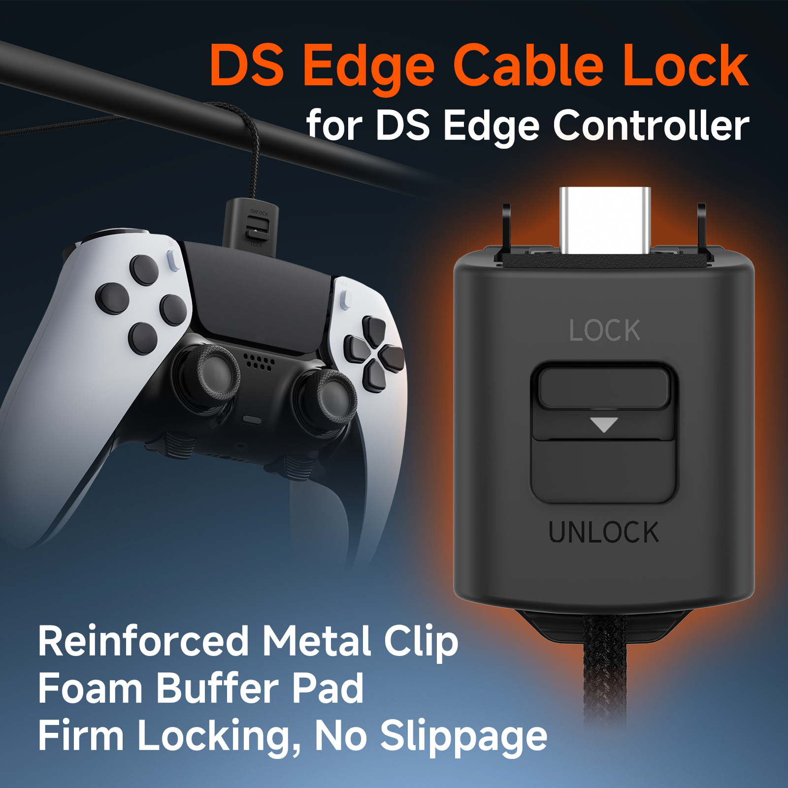 Push Fit Connector - PS5 엘리트 컨트롤러에 적합한 고정 충전