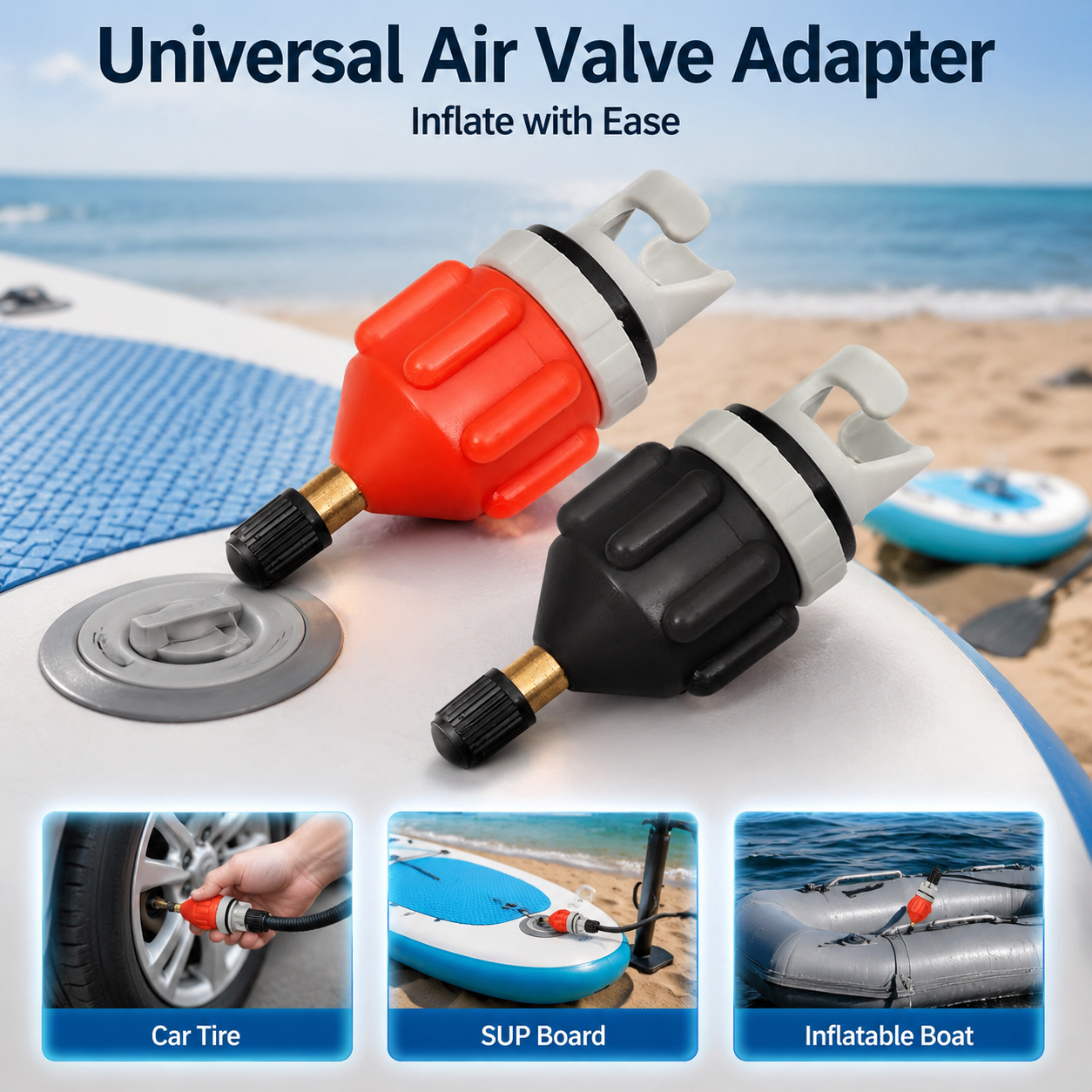 Float Ball Valve - 유니버설 SUP 펌프 어댑터 풍선 보트
