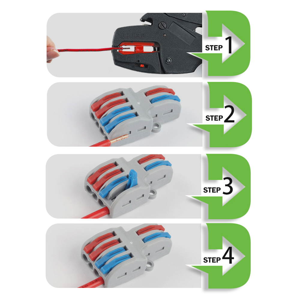 빠른 와이어 커넥터 범용 전기 케이블 푸시인 터미널 블 - Push Fit Connector 리뷰 및 가격