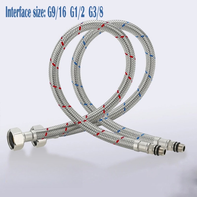 2PCS 60cm 유연한 배관 파이프 G1/2 G3/8 - Flexible Hose Braided 리뷰 및 가격