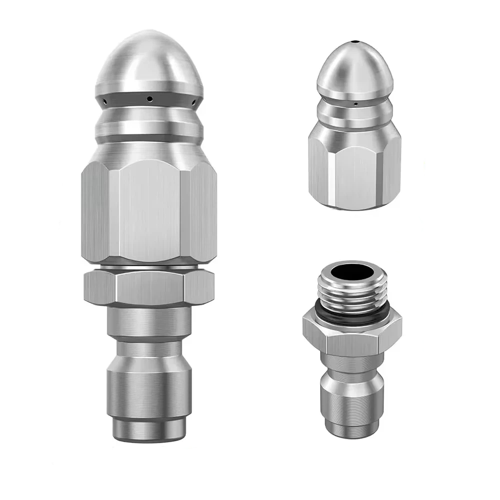 워터젯 고압 분사 노즐 하수구 청소용 1/4인치 스테인 - Drain Pipe Clip 리뷰 및 가격
