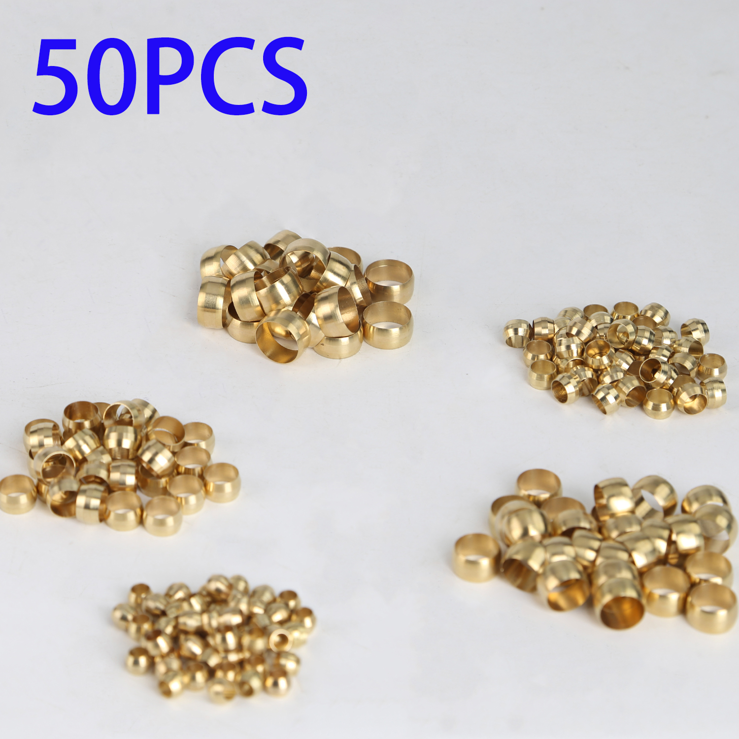 50pc 황동 이중 테이퍼 페룰 4 6 8 10 12  - Compression Fitting Brass 리뷰 및 가격