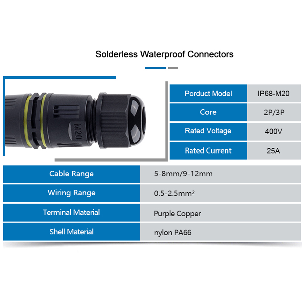 1PCS IP68 M20 어댑터 와이어 커넥터, 푸시  - Push Fit Connector 리뷰 및 가격