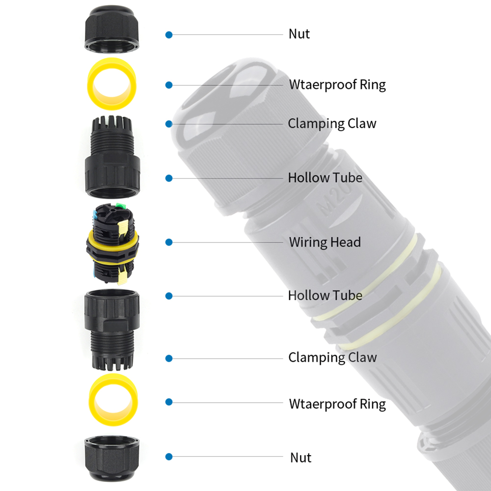 1PCS IP68 M20 어댑터 와이어 커넥터, 푸시  - Push Fit Connector 리뷰 및 가격