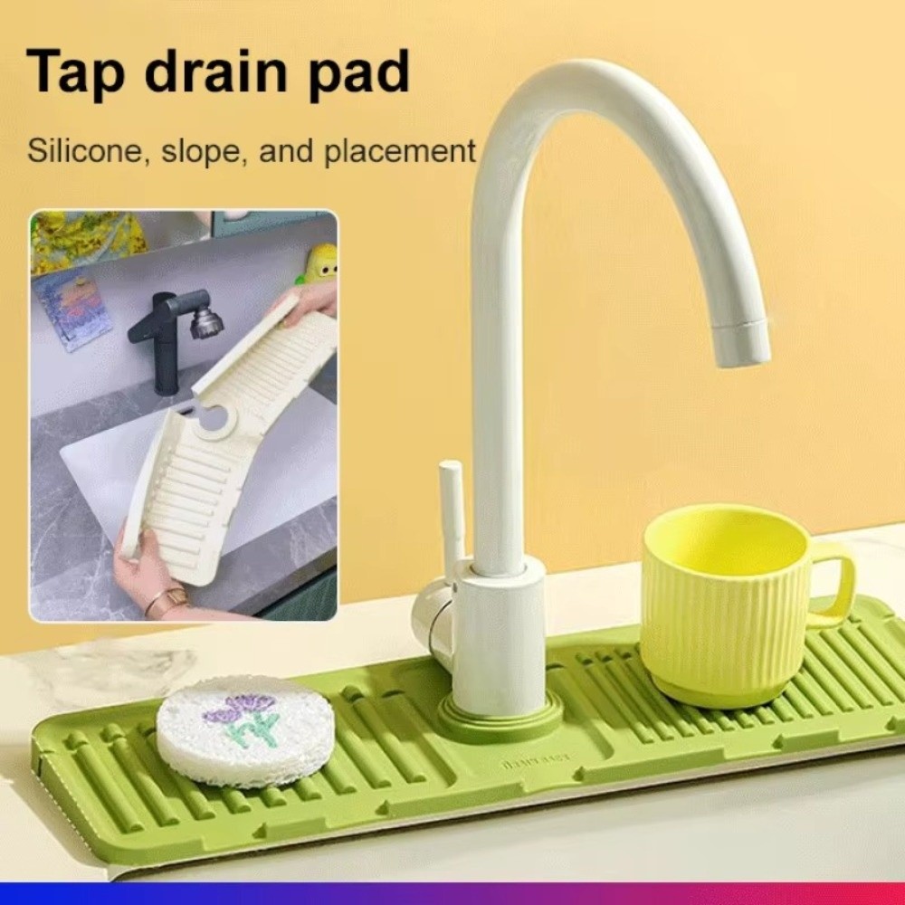 내구성 있는 38*12cm 수도꼭지 배수 매트 높이 조 - Silicone Tap Washer 리뷰 및 가격