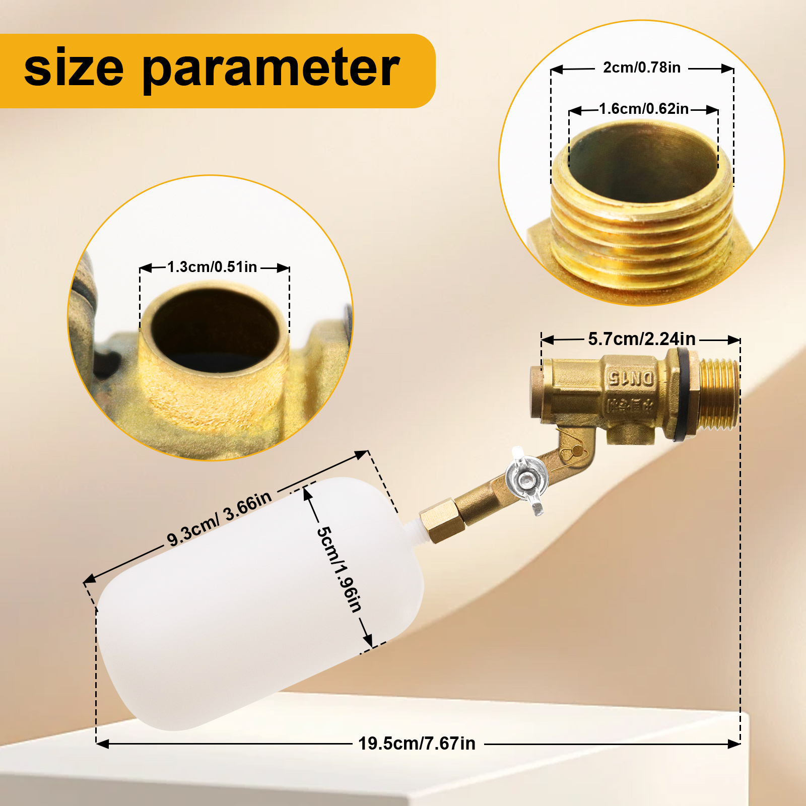 1/2 인치 구리 송아지 플로트 볼, 연못 플로트 밸브 - Float Ball Valve 리뷰 및 가격
