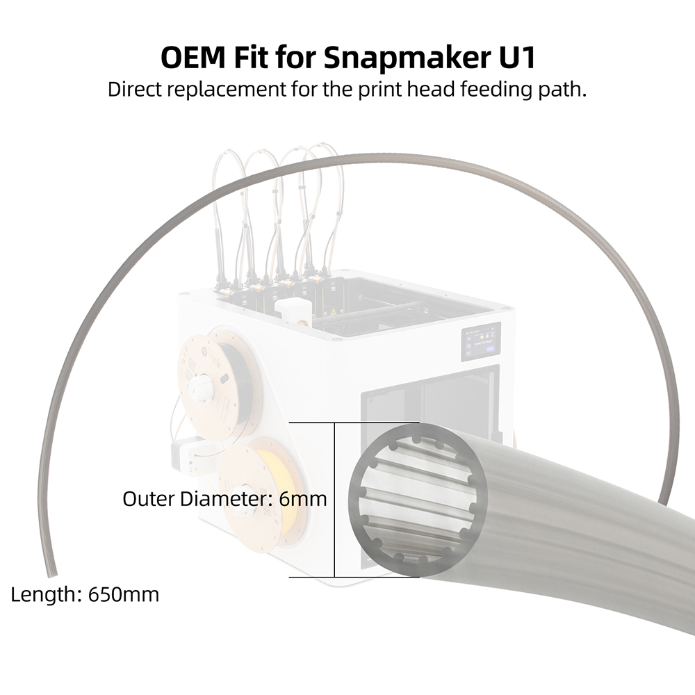 Snapmaker U1용 저저항성 별형 튜브 초저마찰  - Ptfe Tape Thread 리뷰 및 가격