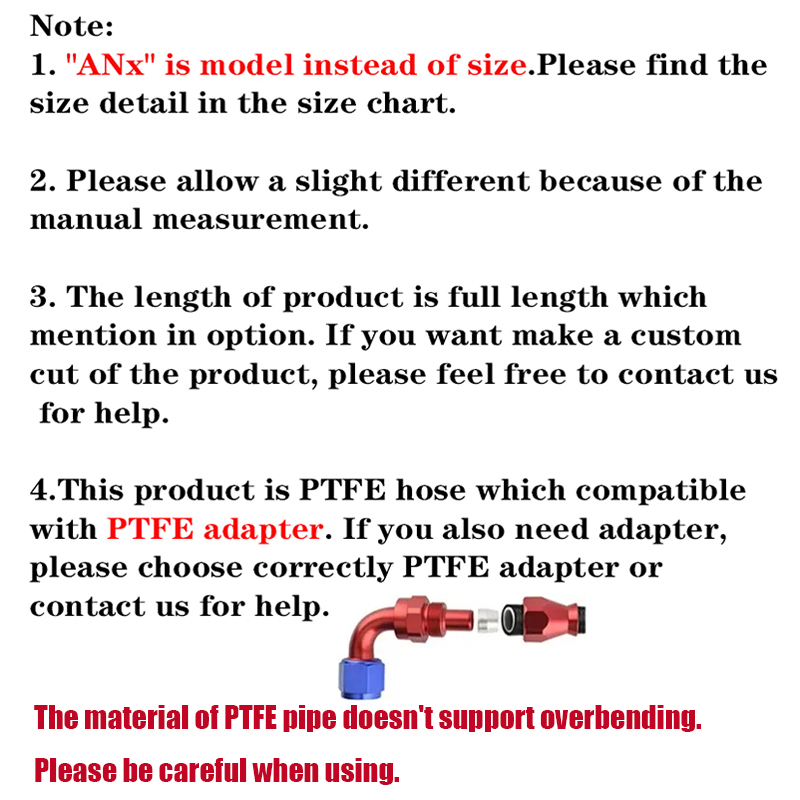 1M/2M/3M/5M AN3 AN4 AN6 AN8 AN - Ptfe Tape Thread 리뷰 및 가격