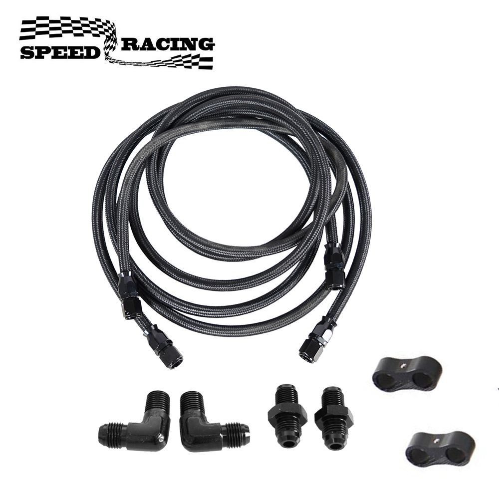 2 X 7Ft AN6 유연한 PTFE 전송 쿨러 호스  - Flexible Hose Braided 리뷰 및 가격
