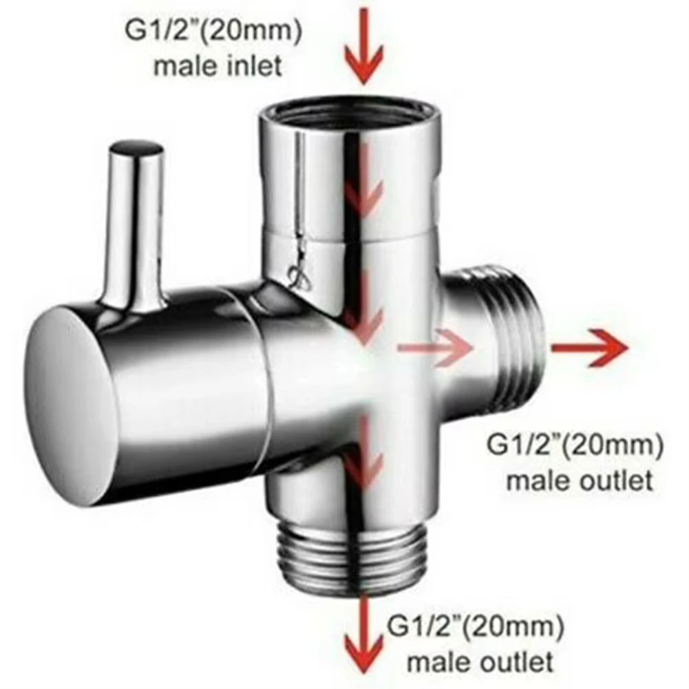 G1/2인치 3방향 전환 밸브 T-어댑터 컨버터 샤워용 - Shower Valve Cartridge 리뷰 및 가격
