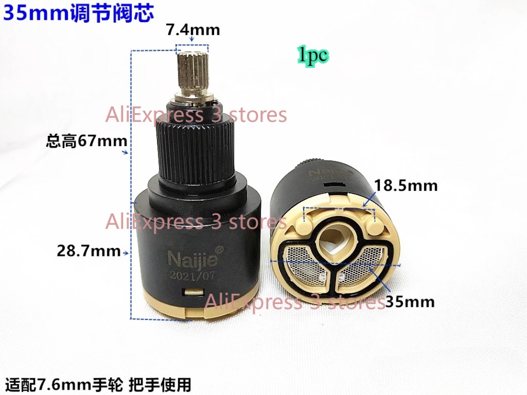 1pcs 28mm/35mm/40mm 워터 믹서 탭 수도 - Basin Mixer Cartridge 리뷰 및 가격