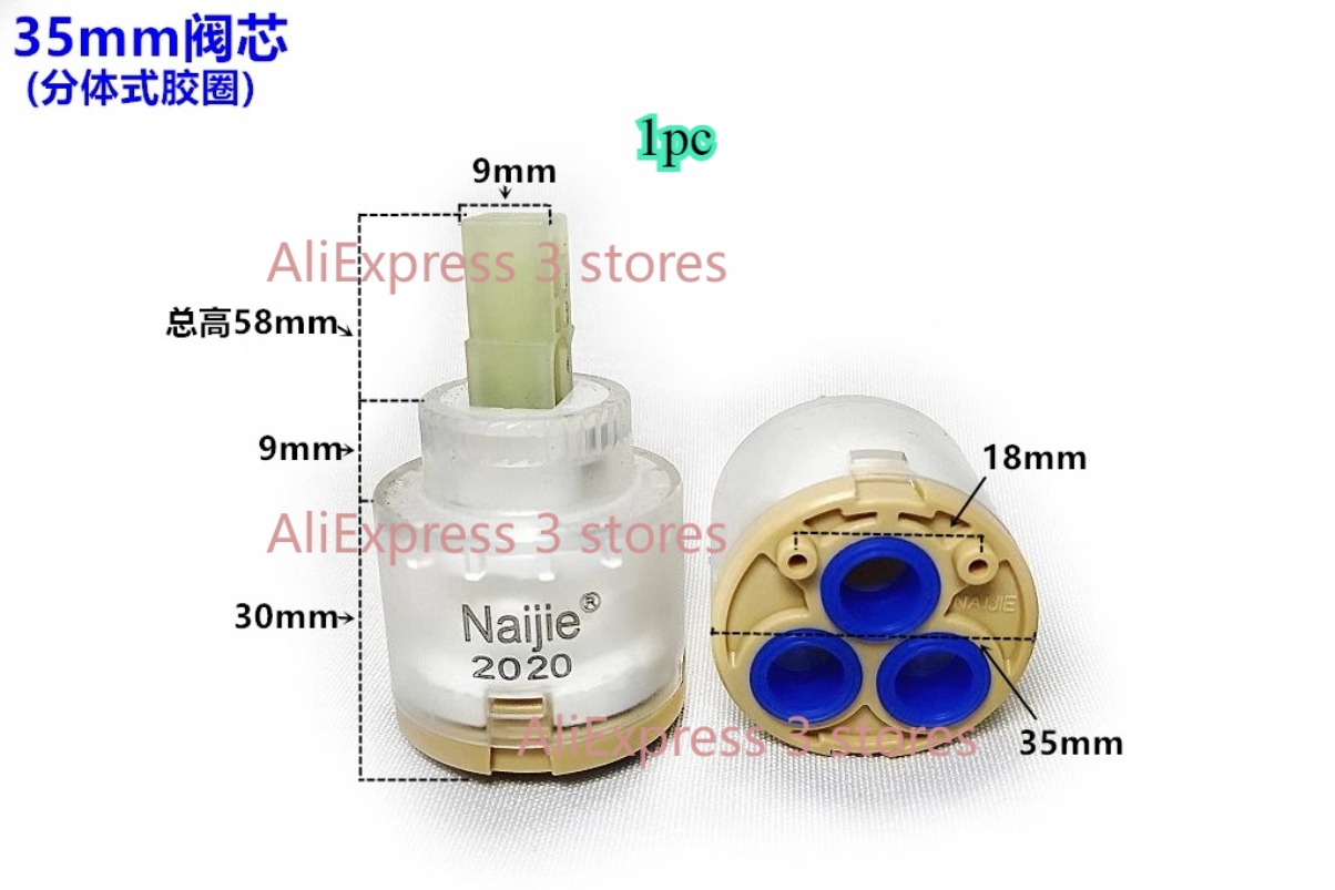 1pcs 28mm/35mm/40mm 워터 믹서 탭 수도 - Basin Mixer Cartridge 리뷰 및 가격
