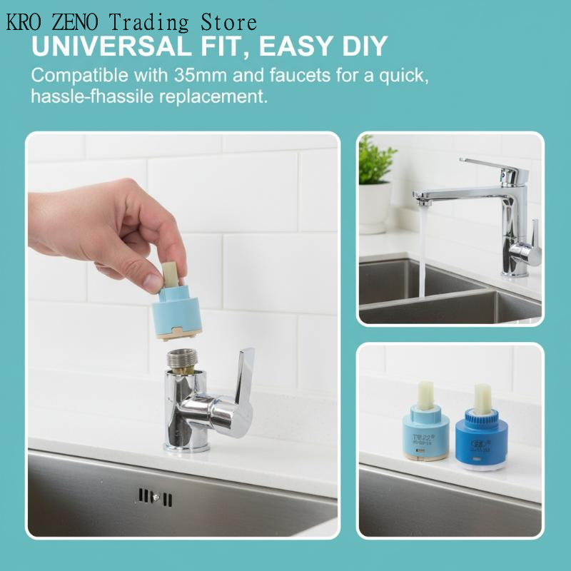 1Pcs 플라스틱 세라믹 카트리지 세라믹 디스크 카트리 - Basin Mixer Cartridge 리뷰 및 가격
