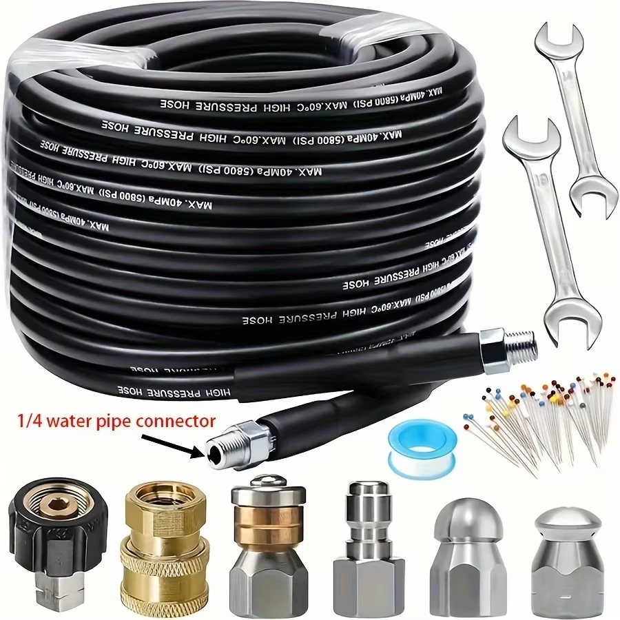 하수구 제터 키트, 5800PSI 1.45m 노즐 호스 - Drain Pipe Clip 리뷰 및 가격