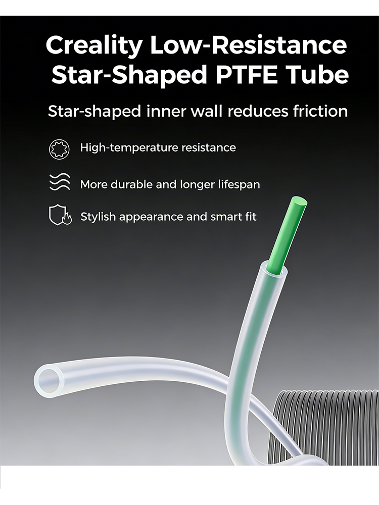 Creality 저저항성 별 모양 PTFE 튜브(커터  - Ptfe Tape Thread 리뷰 및 가격