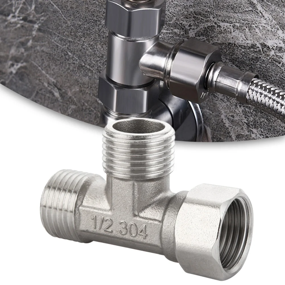 스테인리스 스틸 T 어댑터 G1/2인치 T-밸브 디버터 - Shower Valve Cartridge 리뷰 및 가격