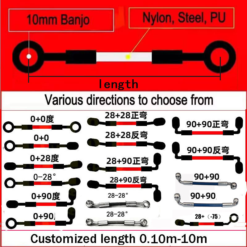 AN3 모토 유압 스테인리스 스틸 브레이드 브레이크 호 - Ptfe Tape Thread 리뷰 및 가격