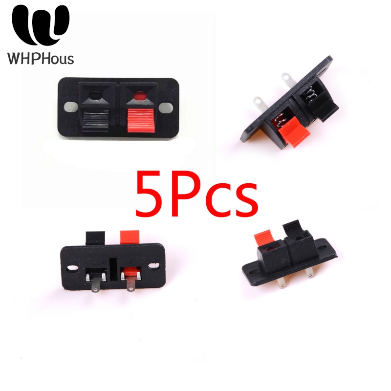 5Pcs 2 위치 커넥터 단자 푸시 인 잭 스프링로드  - Push Fit Connector 리뷰 및 가격