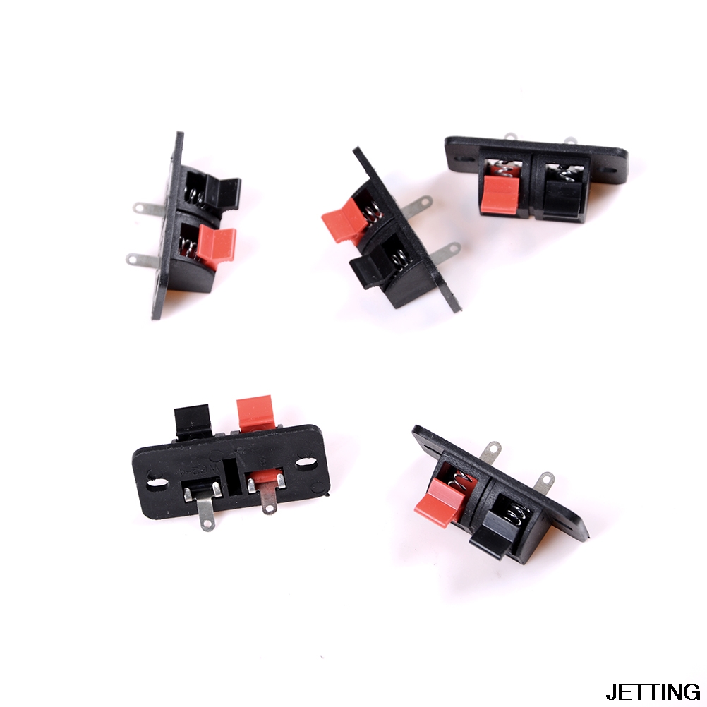 5Pcs 2 위치 커넥터 단자 푸시 인 잭 스프링로드  - Push Fit Connector 리뷰 및 가격