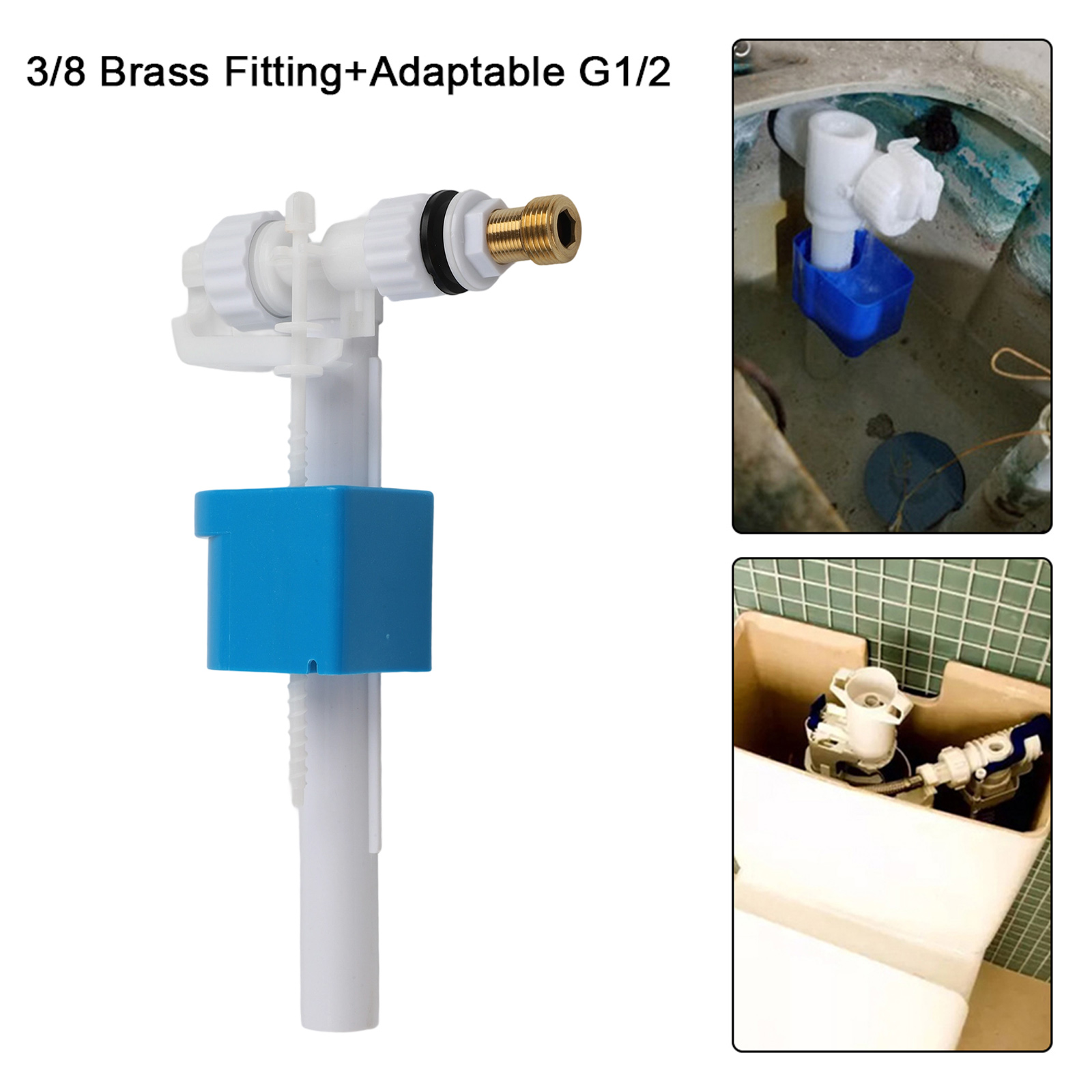 변기 물탱크 충전 밸브 입구 플러시 밸브 하단 사이펀  - Toilet Fill Valve 리뷰 및 가격