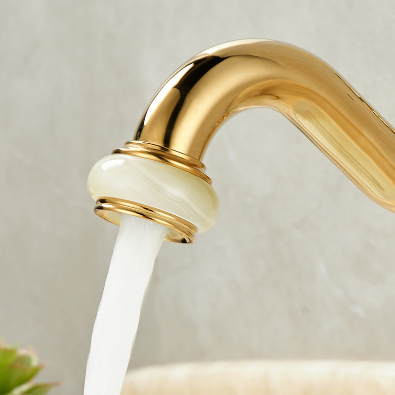 고급 황동 및 옥 욕실 수전 - 세면대용 골드 믹서 탭 - Basin Mixer Cartridge 리뷰 및 가격