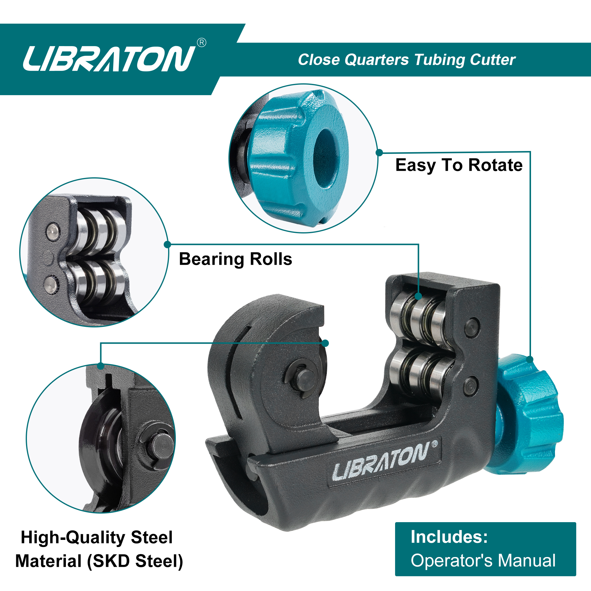 Libraton 구리 튜브 커터 미니 커터, 알루미늄  - Pipe Cutter Ratchet 리뷰 및 가격