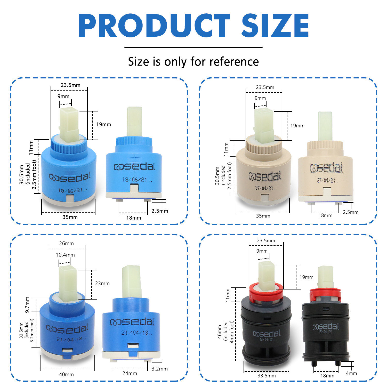 1pc 절수형 교체용 세라믹 스풀 워터 믹서 탭 수도꼭 - Basin Mixer Cartridge 리뷰 및 가격