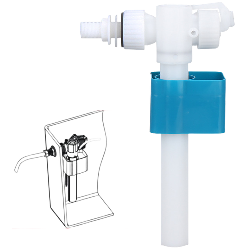 3/8인치 황동 나사 연결이 가능한 ABS 변기 측면  - Toilet Fill Valve 리뷰 및 가격