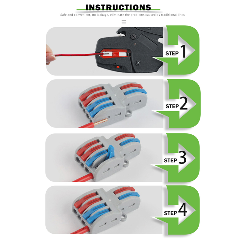 전기 와이어 도체 커넥터, 푸시인 터미널 블록, 범용  - Push Fit Connector 리뷰 및 가격