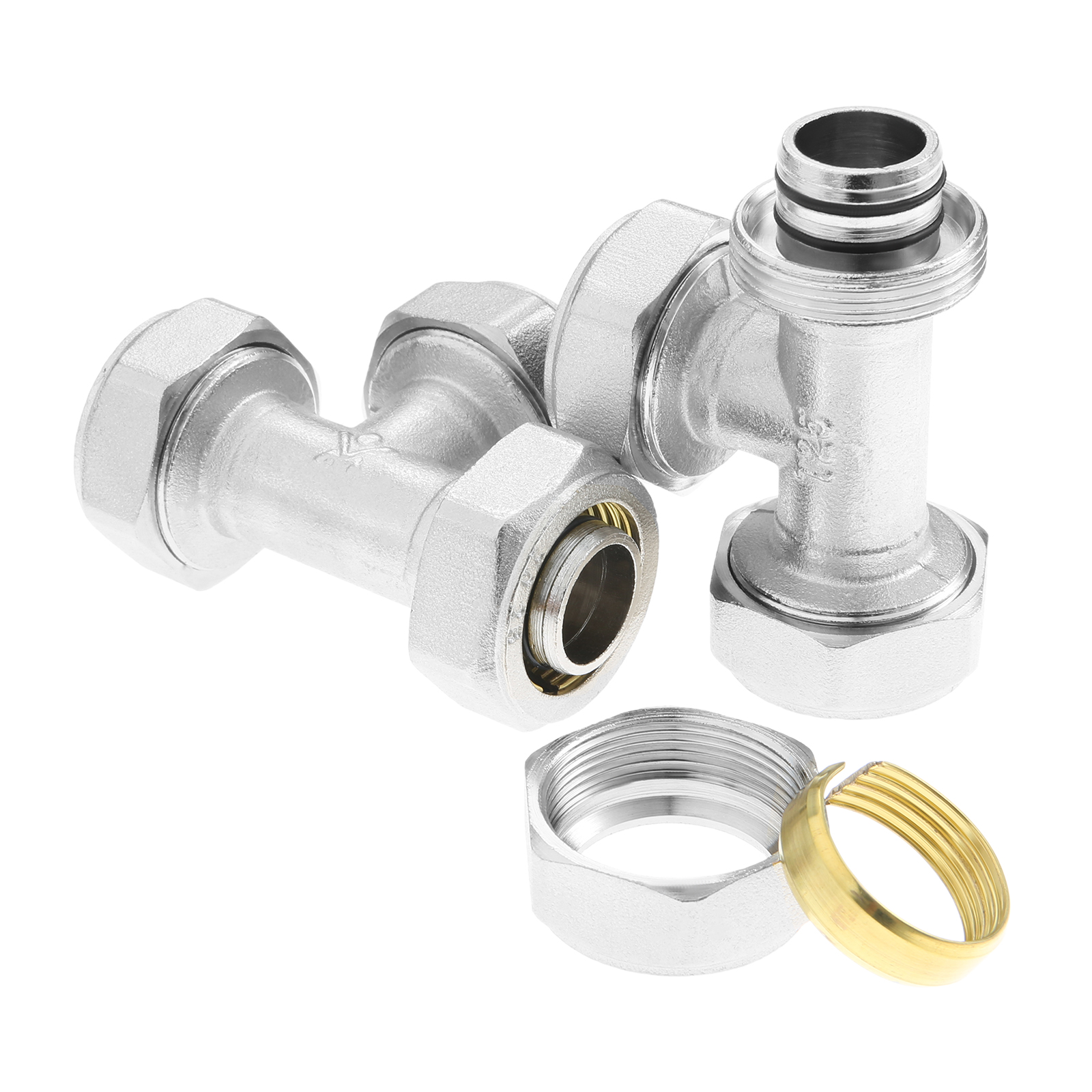2개 3/4'' 티 에어 라인 피팅 파이핑 조인트 작업 - Compression Fitting Brass 리뷰 및 가격