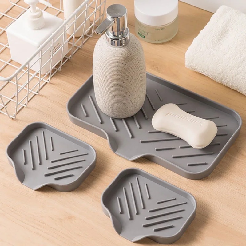 셀프 배수 비누 홀더 실리콘 주방 싱크대 비누 접시 스 - Silicone Tap Washer 리뷰 및 가격