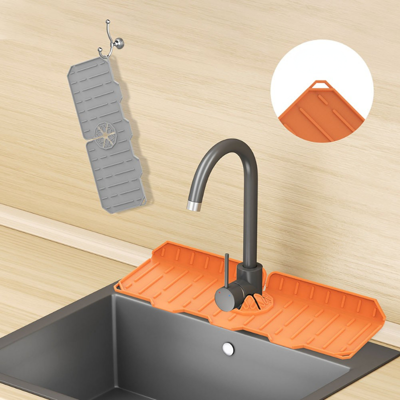 실리콘 주방 수도꼭지 매트 싱크 스폰지 드레인 랙 접이 - Silicone Tap Washer 리뷰 및 가격