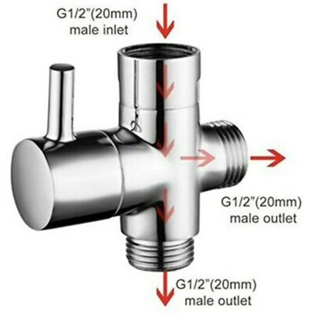 G1/2in 3 웨이 분배기 밸브 T-어댑터 변환기 샤 - Shower Valve Cartridge 리뷰 및 가격