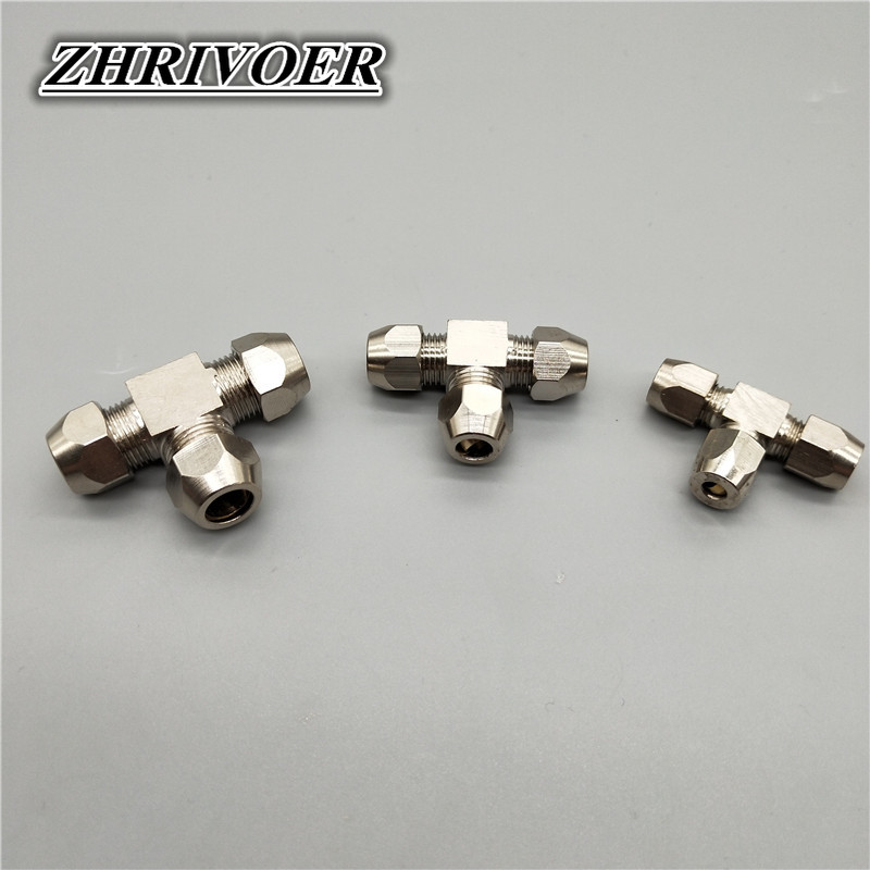 공압 피팅 황동 T 타입 4 6 8 10 12 14 1 - Compression Fitting Brass 리뷰 및 가격