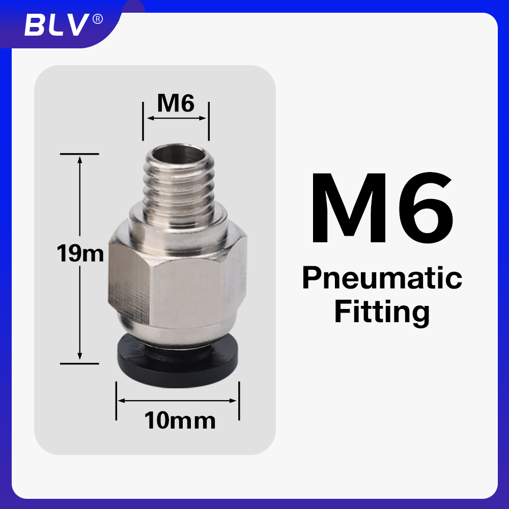 BLV ®   3D 프린터용 공압 피팅 G1/8' /  - Ptfe Tape Thread 리뷰 및 가격