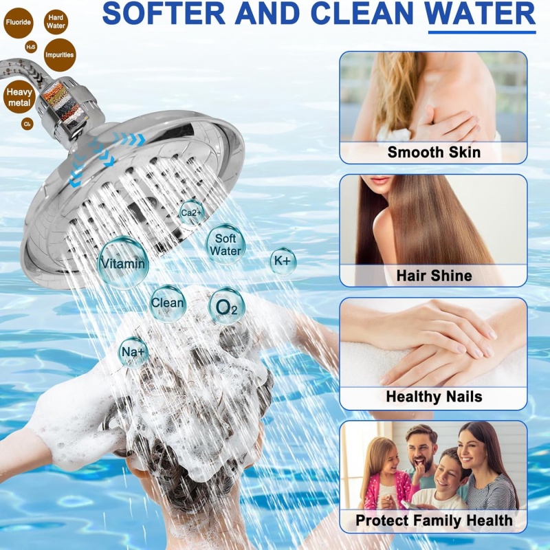 15/20 단계 경수용 고출력 샤워 헤드 필터 교체 가 - Shower Valve Cartridge 리뷰 및 가격